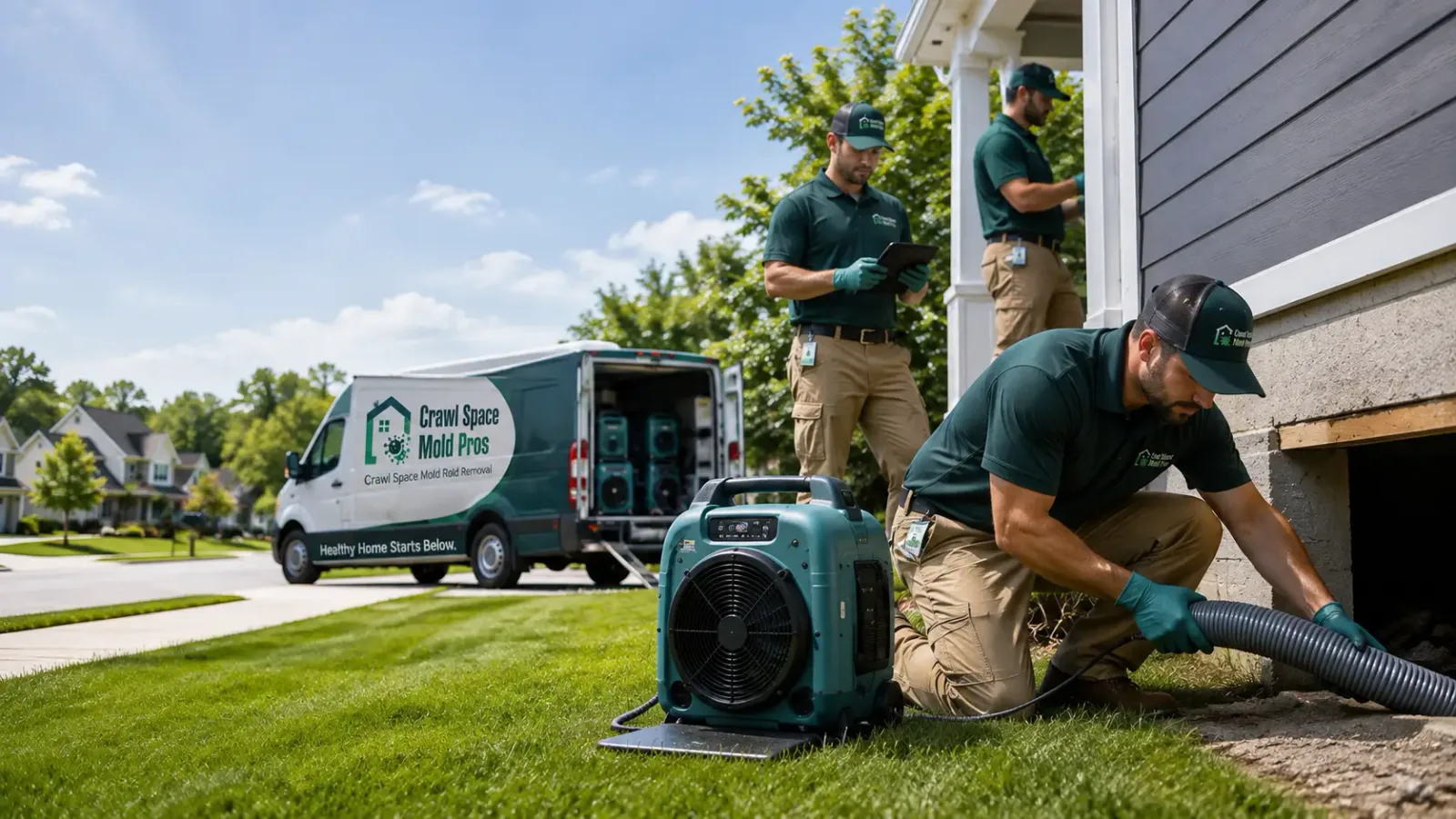 Crawl Space Mold Removal in Fredonia, WI